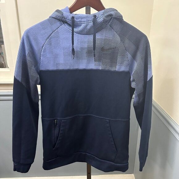 Nike Sweaters - Nike Women's Two-Tone Blue Cowl Neck Sweater